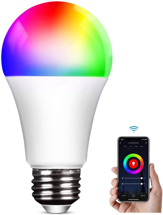 Lampadina Led Wifi Rgb E27 10w 850lm con telecomando