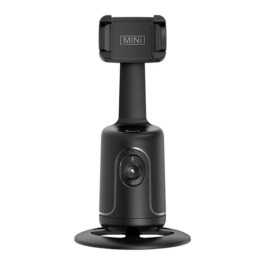 P01 supporto per fotocamera con rotazione a 360 gradi, supporto per rilevamento del movimento del telefono con scatto intelligente per video in streaming vlog live