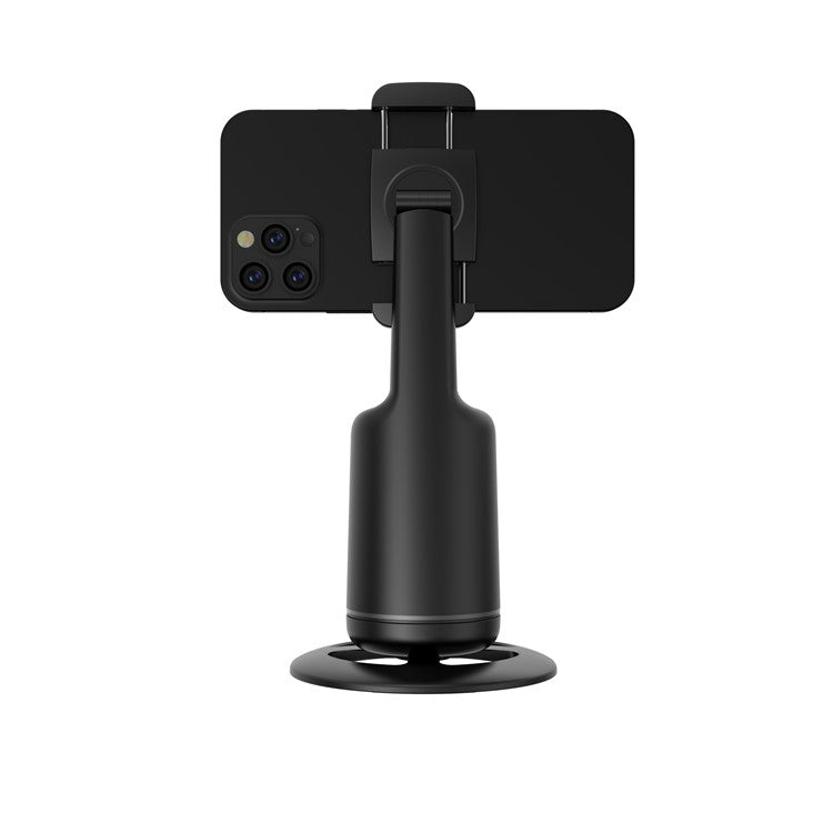 P01 supporto per fotocamera con rotazione a 360 gradi, supporto per rilevamento del movimento del telefono con scatto intelligente per video in streaming vlog live