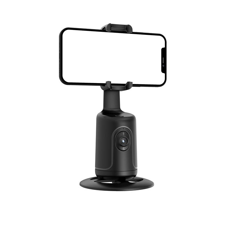 P01 supporto per fotocamera con rotazione a 360 gradi, supporto per rilevamento del movimento del telefono con scatto intelligente per video in streaming vlog live