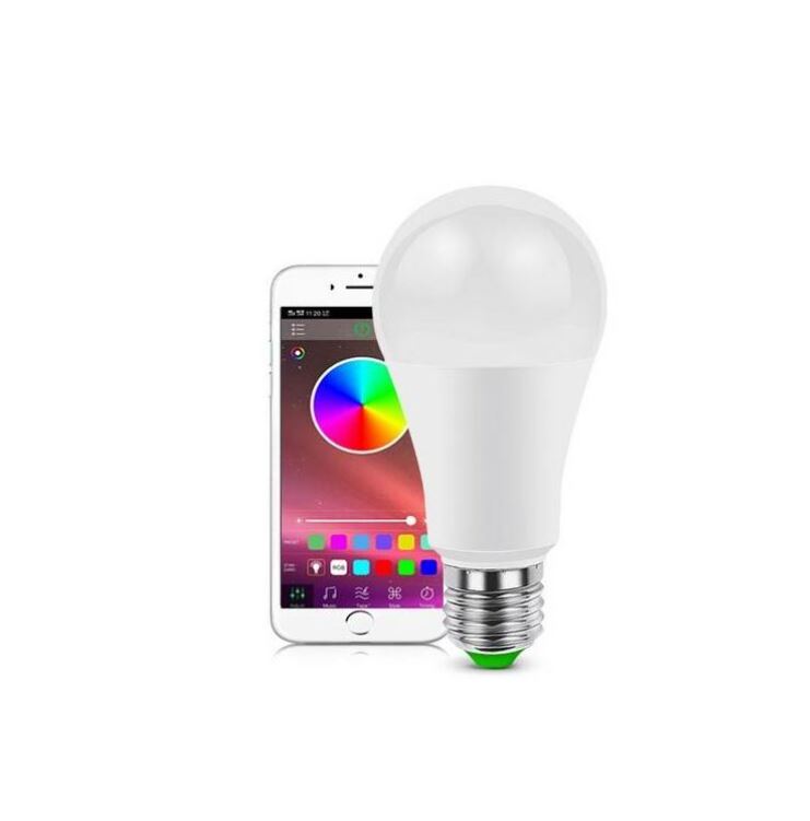 Lampadina intelligente bluetooth RGB E27 15W