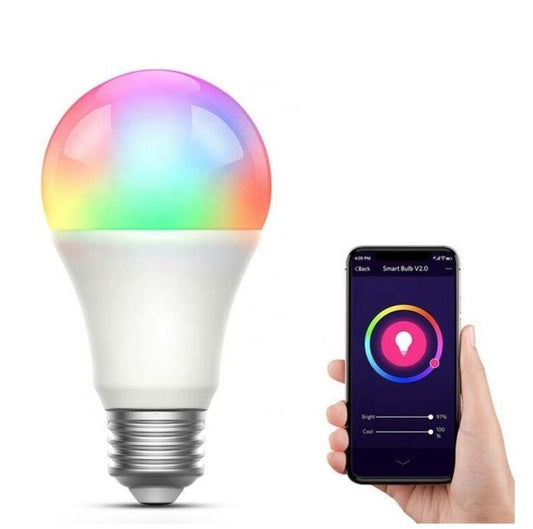 Lampadina intelligente bluetooth RGB E27 15W